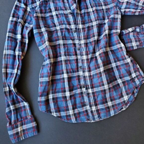 💍American Eagle Plaid Button Down Shirt - Picture 4 of 8